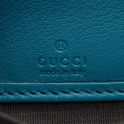 Gucci Microguccissima Patent Leather Nice Zip Around Wallet (SHF-as5XBr)