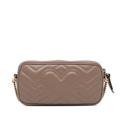 Gucci Mini GG Marmont Matelasse Crossbody (SHG-lhU1gO)