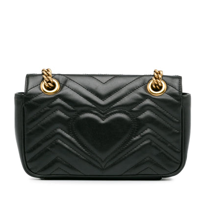 Gucci Mini GG Marmont Matelasse Crossbody (SHG-QNpQD1)