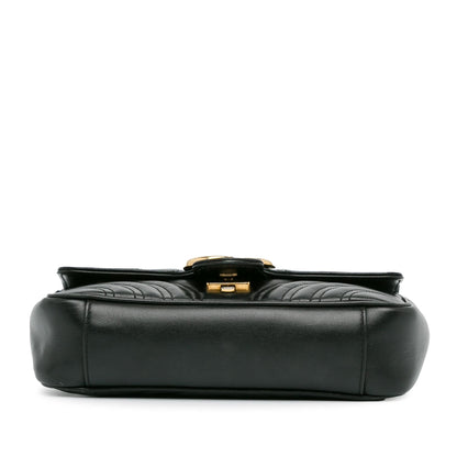 Gucci Mini GG Marmont Matelasse Crossbody (SHG-QNpQD1)