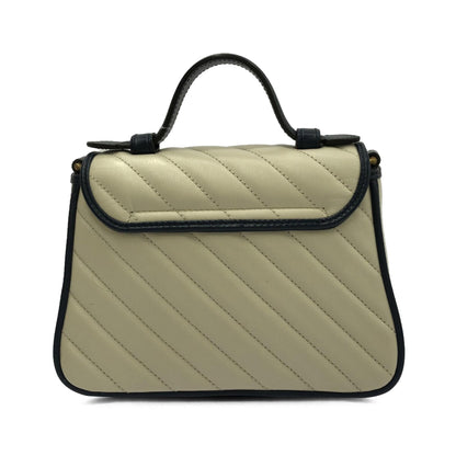 Gucci Mini GG Marmont Top Handle Bag (SHG-iCLrcQ)