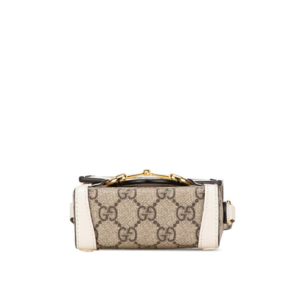 Gucci Mini GG Supreme Horsebit 1955 Crossbody Bag