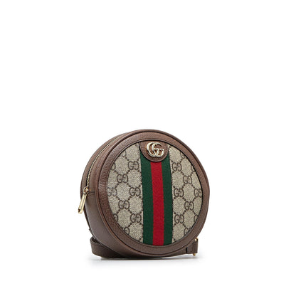 Gucci Mini GG Supreme Round Ophidia Backpack (SHG-XFDfZG)