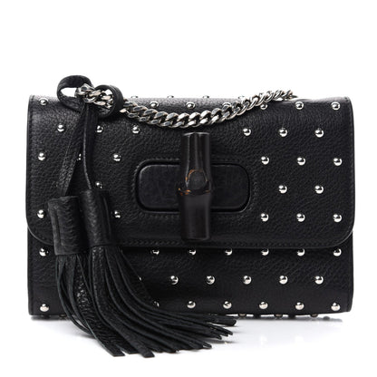 Gucci Miss Bamboo Studded Shoulder Bag