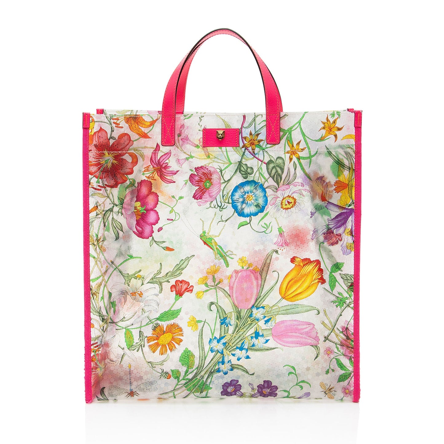 Gucci PVC Leather Flora Tote - FINAL SALE