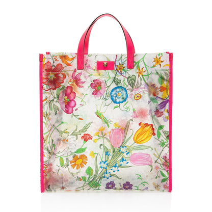 Gucci PVC Leather Flora Tote - FINAL SALE