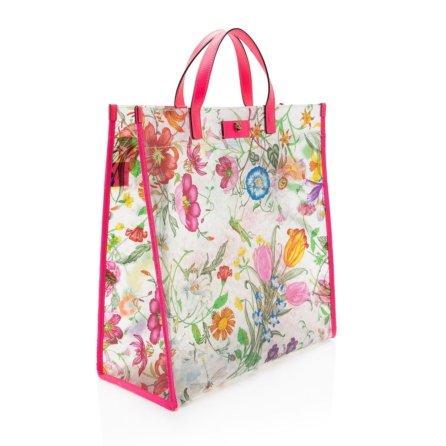 Gucci PVC Leather Flora Tote - FINAL SALE