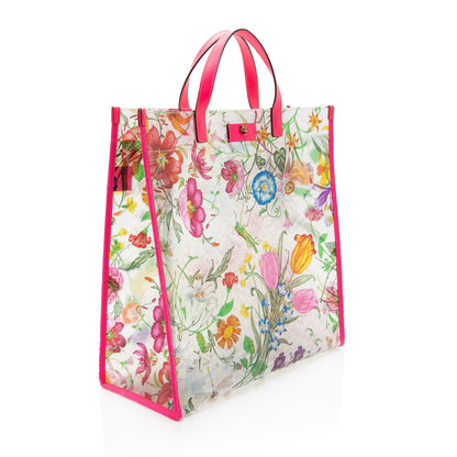 Gucci PVC Leather Flora Tote - FINAL SALE