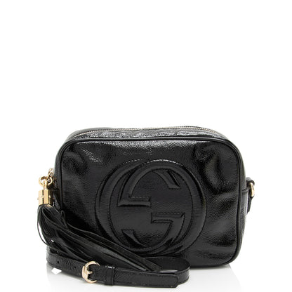Gucci Patent Leather Soho Disco Bag (SHF-jaEn3g)