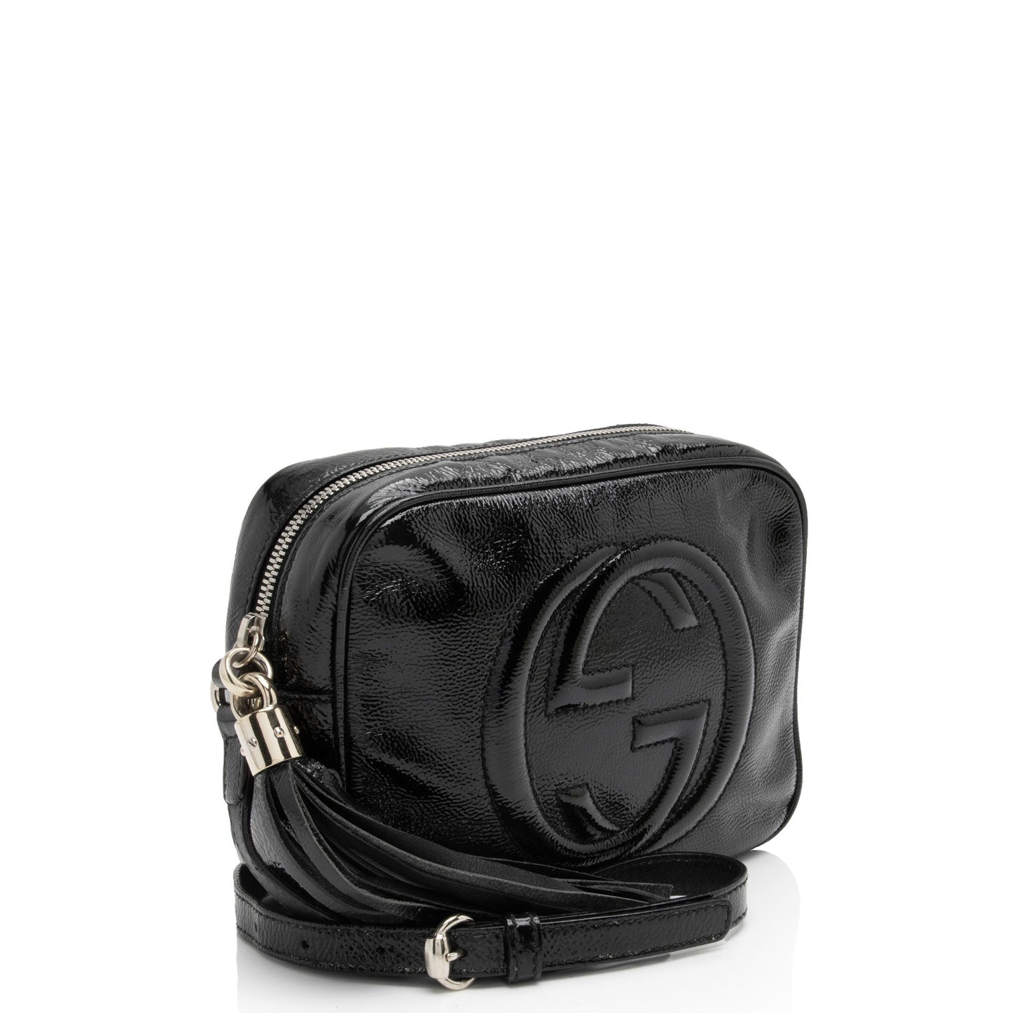 Gucci Patent Leather Soho Disco Bag (SHF-jaEn3g)