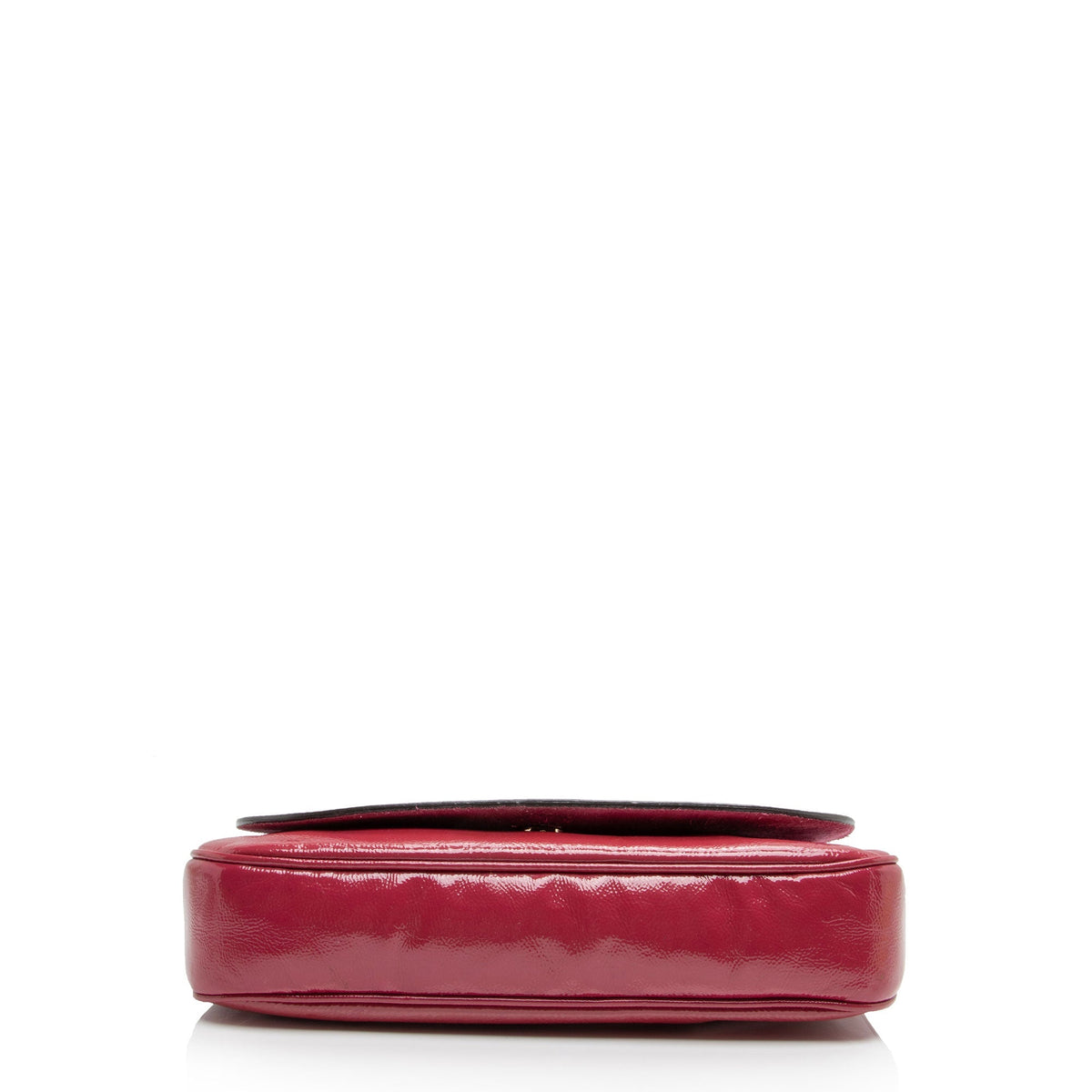 Gucci Patent Leather Soho Medium Flap Bag (SHF-V6tPqW)