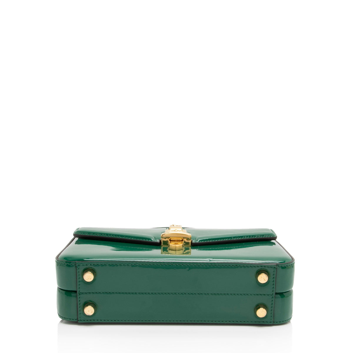 Gucci Patent Leather Sylvie 1969 Mini Top Handle (SHF-iiXdUI)