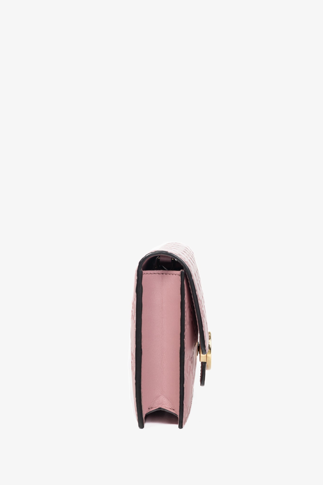 Gucci Icon Camellia Guccissima Gucci Signature Chain Wallet