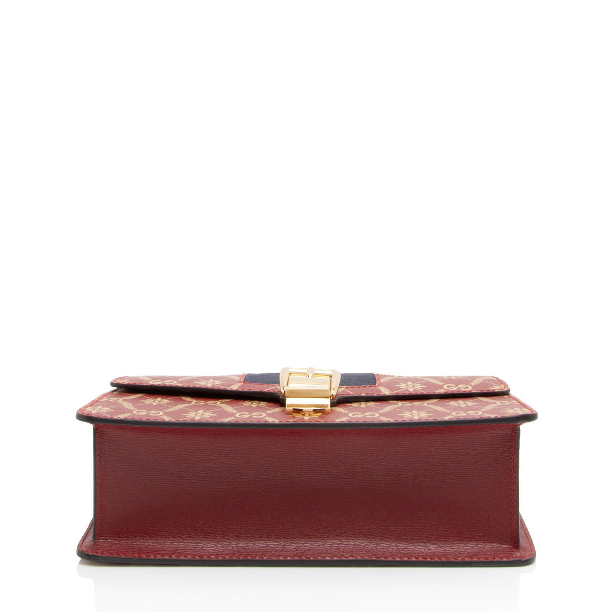 Gucci Printed Calfskin Sylvie Small Shoulder Bag (SHF-9AqYxv)