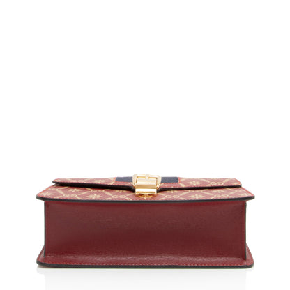 Gucci Printed Calfskin Sylvie Small Shoulder Bag (SHF-9AqYxv)