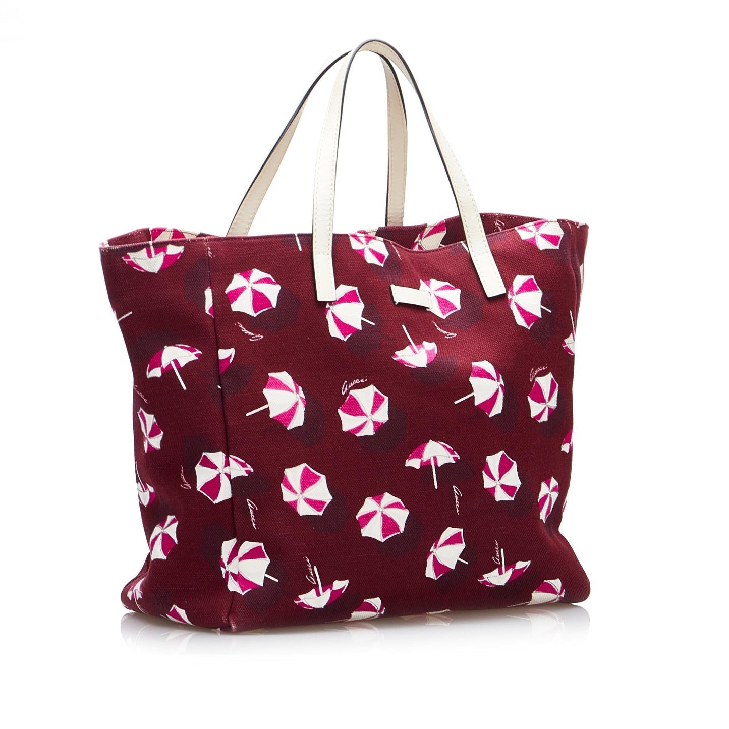 Gucci Printed Canvas Tote (SHG-stdQjI)