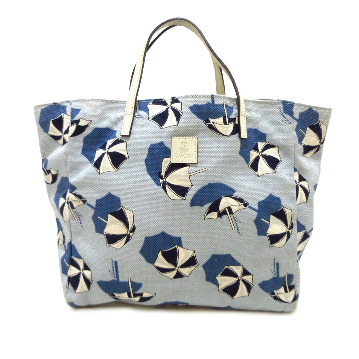Gucci Printed Canvas Tote (SHG-Ff6P1n)