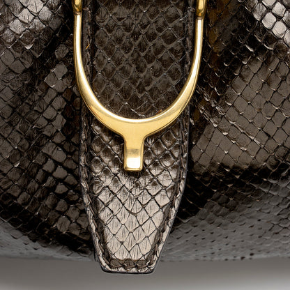 Gucci Python Stirrup Hobo