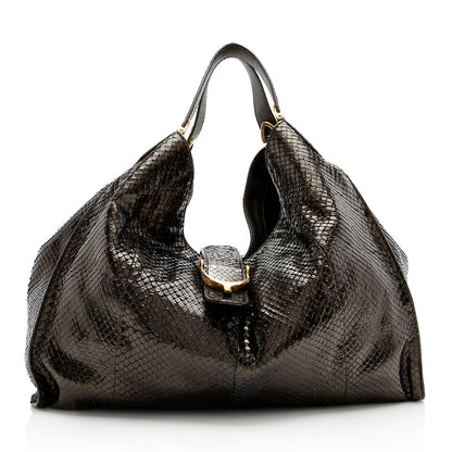 Gucci Python Stirrup Hobo