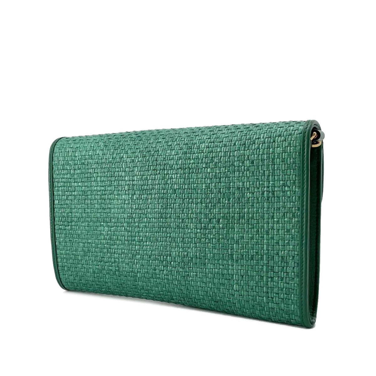 Gucci Raffia Horsebit 1955 Chain Bag (SHG-5XcQjW)