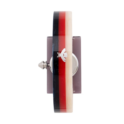 Gucci Resin Vintage Web Rectangular Watch
