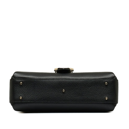 Gucci Small Dollar Calf Interlocking G Satchel (SHG-Wq7x11)