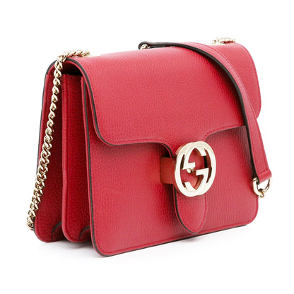 Gucci Small Dollar Interlocking G Crossbody (SHG-07nBkX)