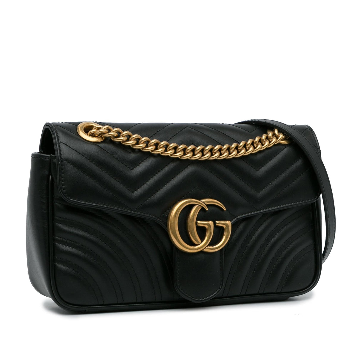 Gucci Small GG Marmont Matelasse Crossbody (SHG-DdfqLM)