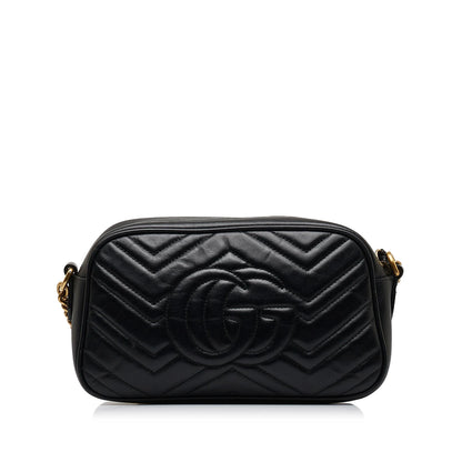 Gucci Small GG Marmont Matelasse Crossbody (SHG-RvNR1F)