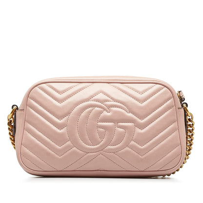 Gucci Small GG Marmont Matelasse Crossbody (SHG-FhRX5G)