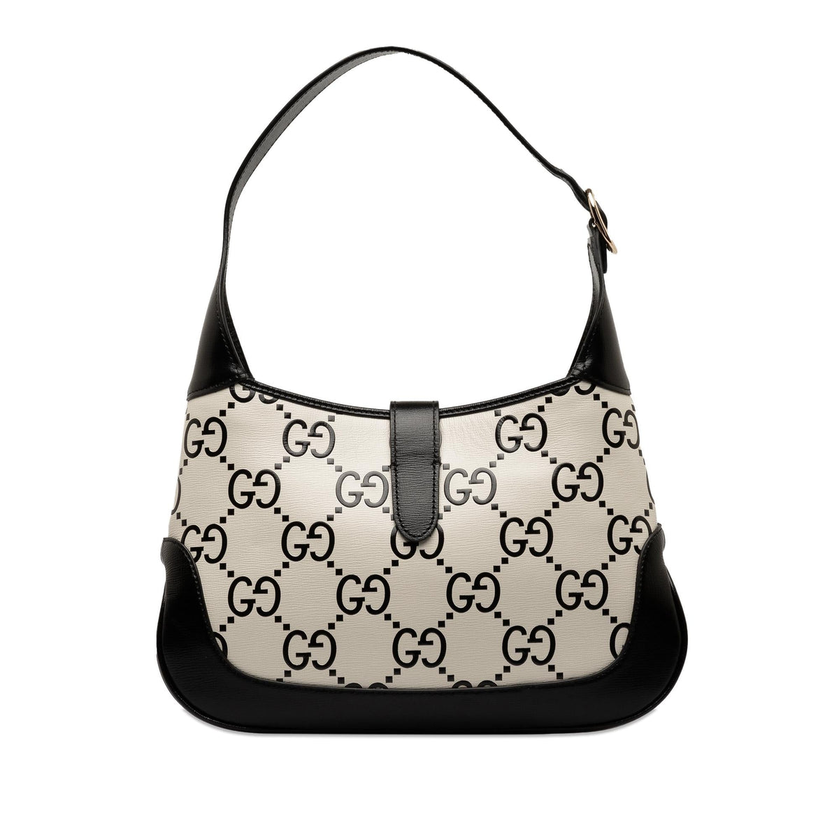 Gucci Small GG Print Leather Jackie 1961 Bag (SHG-nLCbtl)