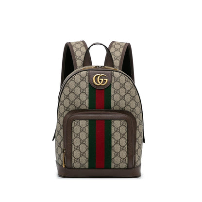 Gucci Small GG Supreme Ophidia Backpack (SHG-rYFla2)