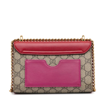 Gucci Small GG Supreme Padlock Crossbody Bag (SHG-UWsLXV)