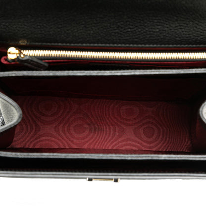 Gucci Small Grainy Calfskin Zumi Flap Crossbody