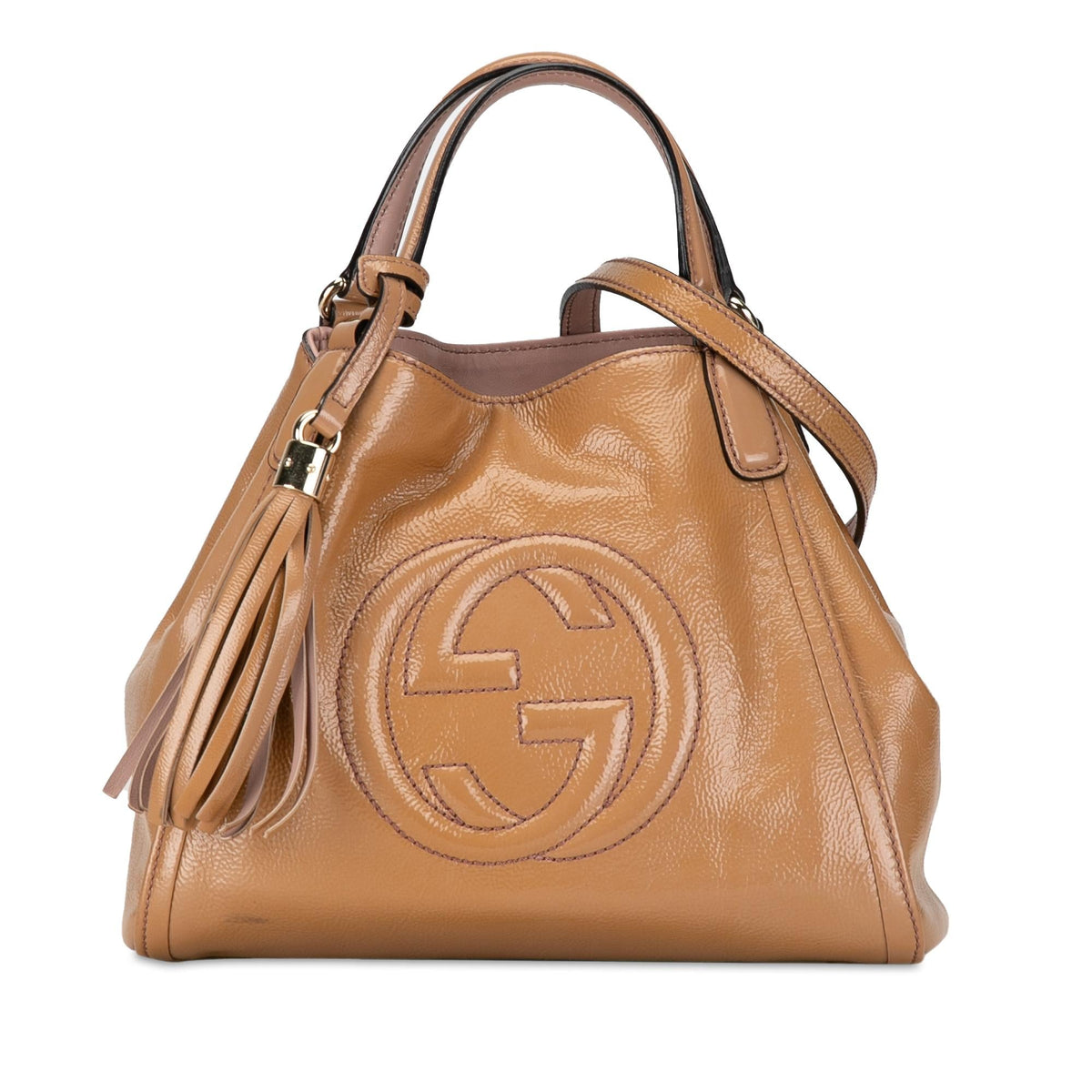 Gucci Small Patent Soho Satchel (SHG-XPGdq7)