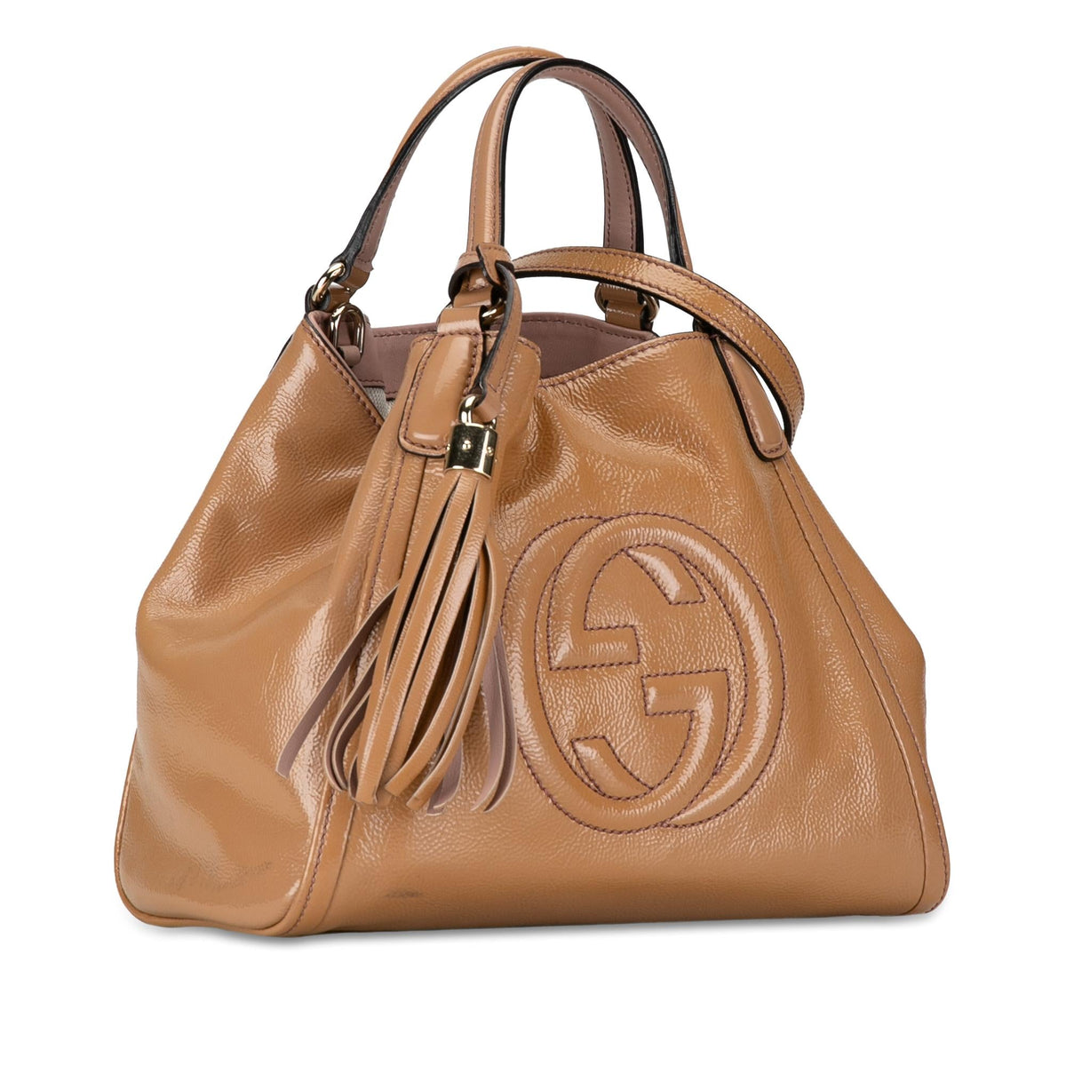 Gucci Small Patent Soho Satchel (SHG-XPGdq7)