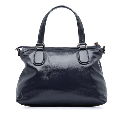 Gucci Small Patent Soho Working Satchel (SHG-xMBICY)