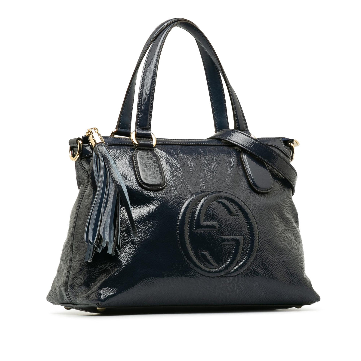 Gucci Small Patent Soho Working Satchel (SHG-cuXTJk)