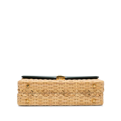 Gucci Small Sylvie Wicker Satchel (SHG-Wpjdzr)