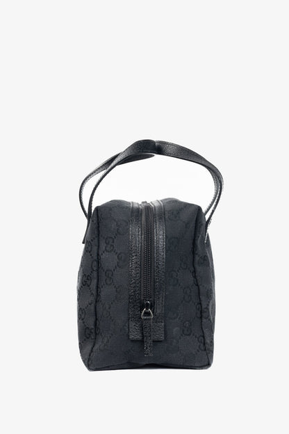 Gucci Balthus Black GG-Canvas Mini Tote Bag