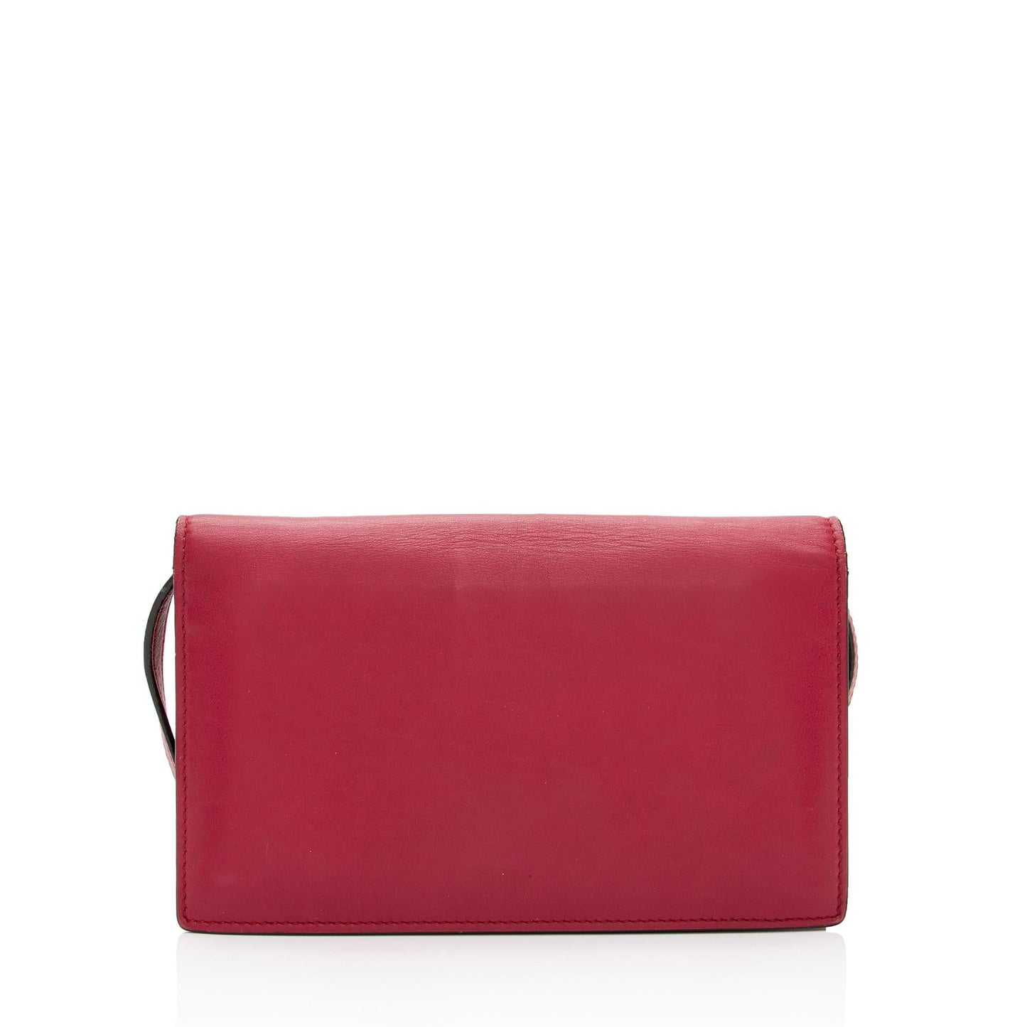 Gucci Smooth Calfskin Interlocking G Wallet on Strap (SHF-poz1cn)
