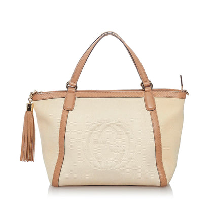 Gucci Soho Cellarius Canvas Satchel