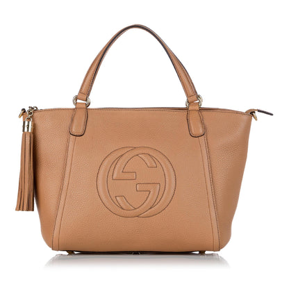 Gucci Soho Cellarius Leather Satchel