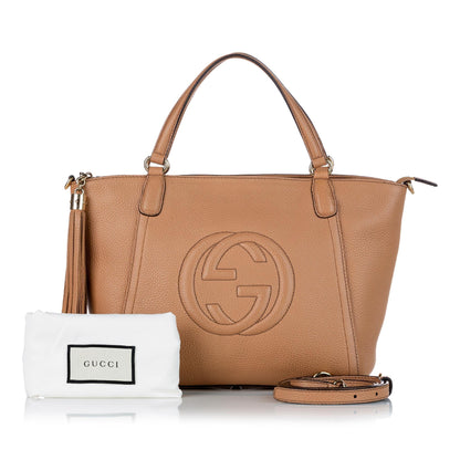 Gucci Soho Cellarius Leather Satchel