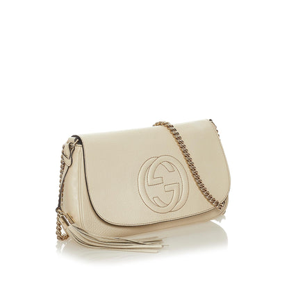 Gucci Soho Chain Leather Crossbody Bag