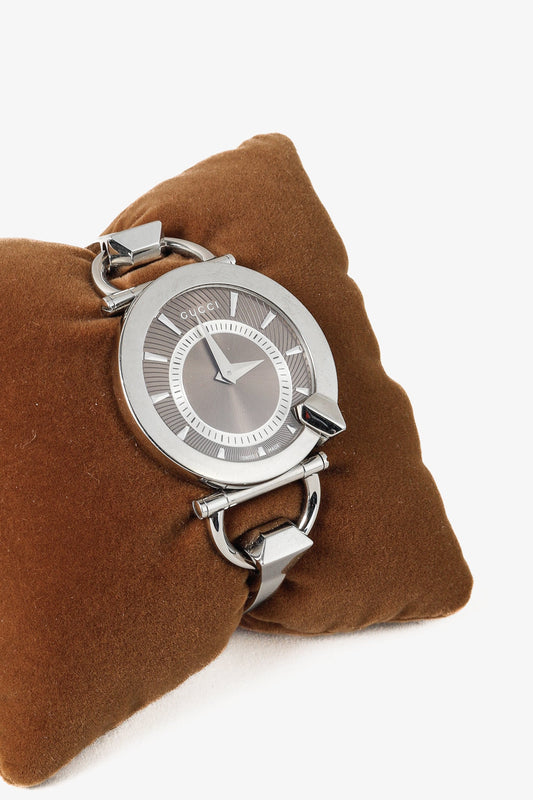 Gucci Chiodo Silver-Tone Stainless Steel Watch
