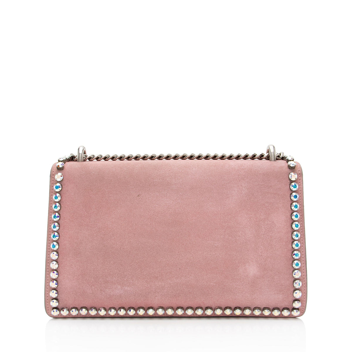 Gucci Suede Crystal Dionysus Small Shoulder Bag