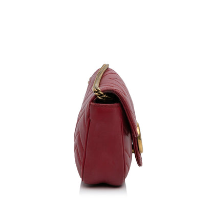 Gucci Super Mini GG Marmont Matelasse Crossbody Bag