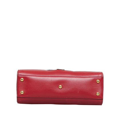Gucci Sylvie Web Top Handle Satchel