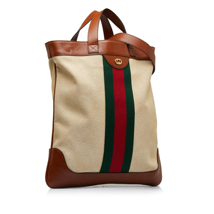 Gucci Web Canvas Satchel (SHG-g41Sc1)